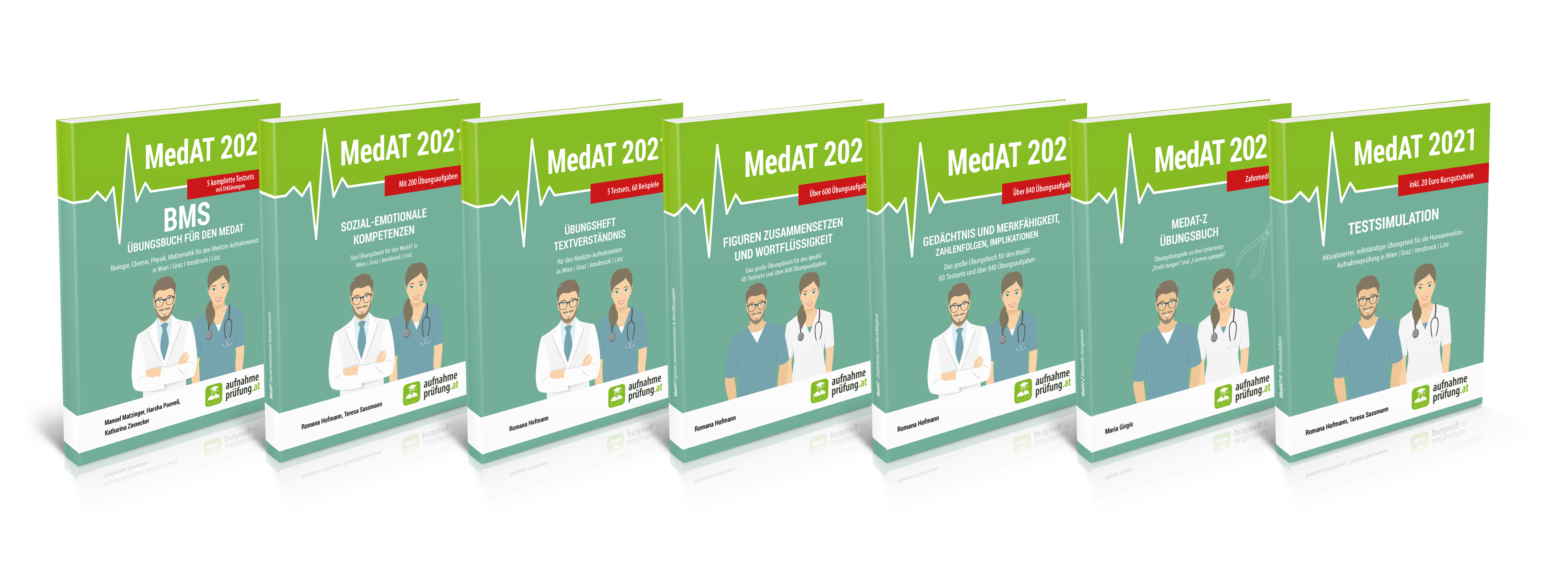 Buecher_Aufnahmepruefung_2021 MedAT-Bücher-Serie